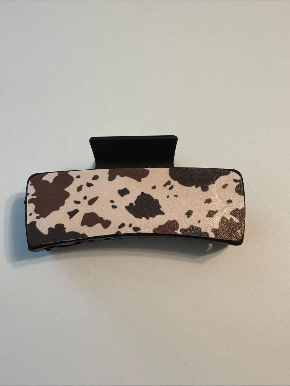Country Western Boho Cow Print Claw Clip